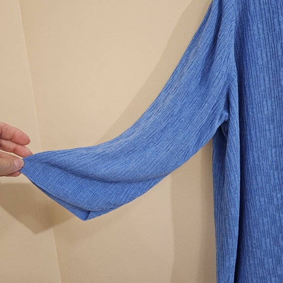 KASPER blue lightweight cardigan - Picture 4 of 4